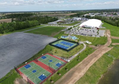 Russell Recreation aerial shot